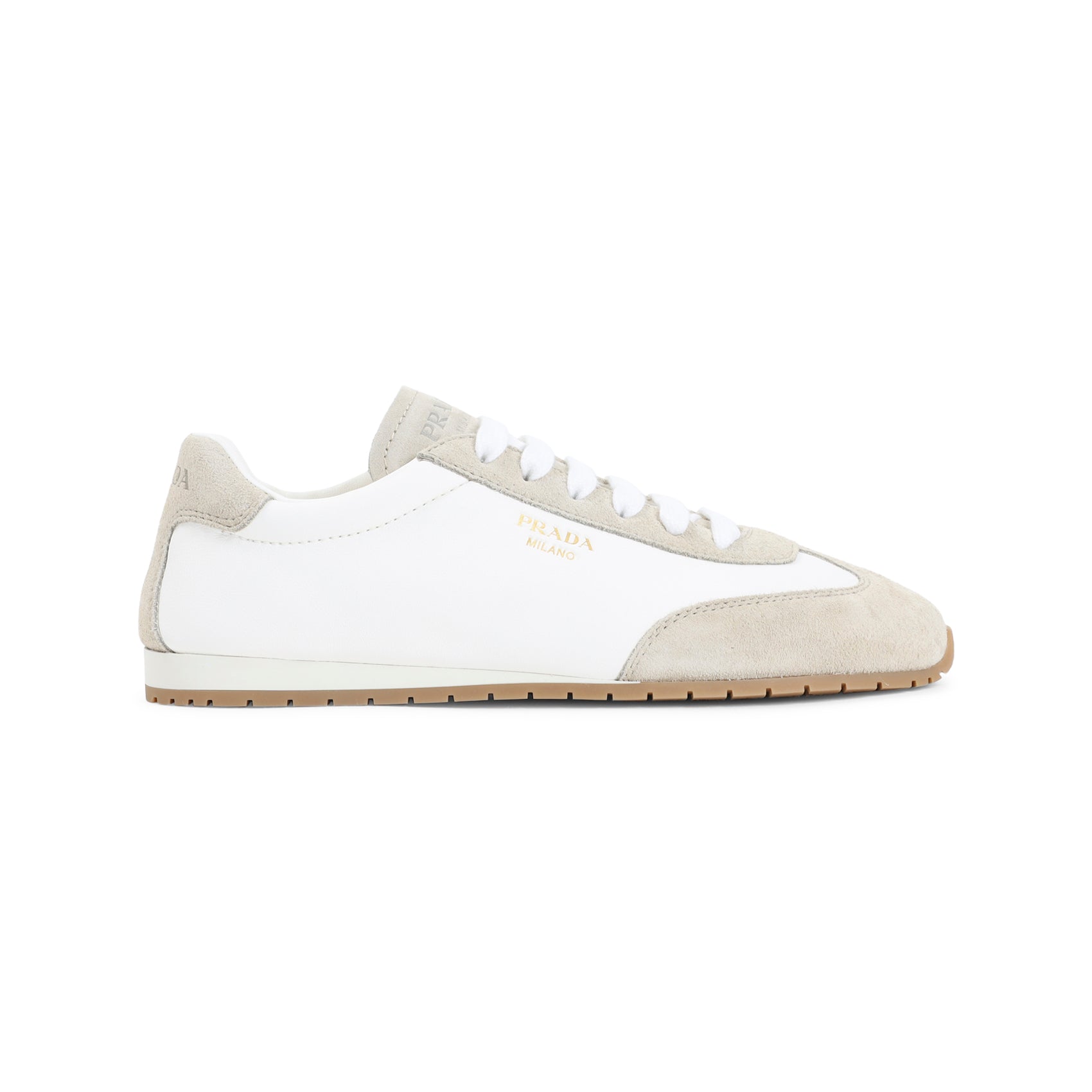 PRADA Men's Premium Leather Sneakers