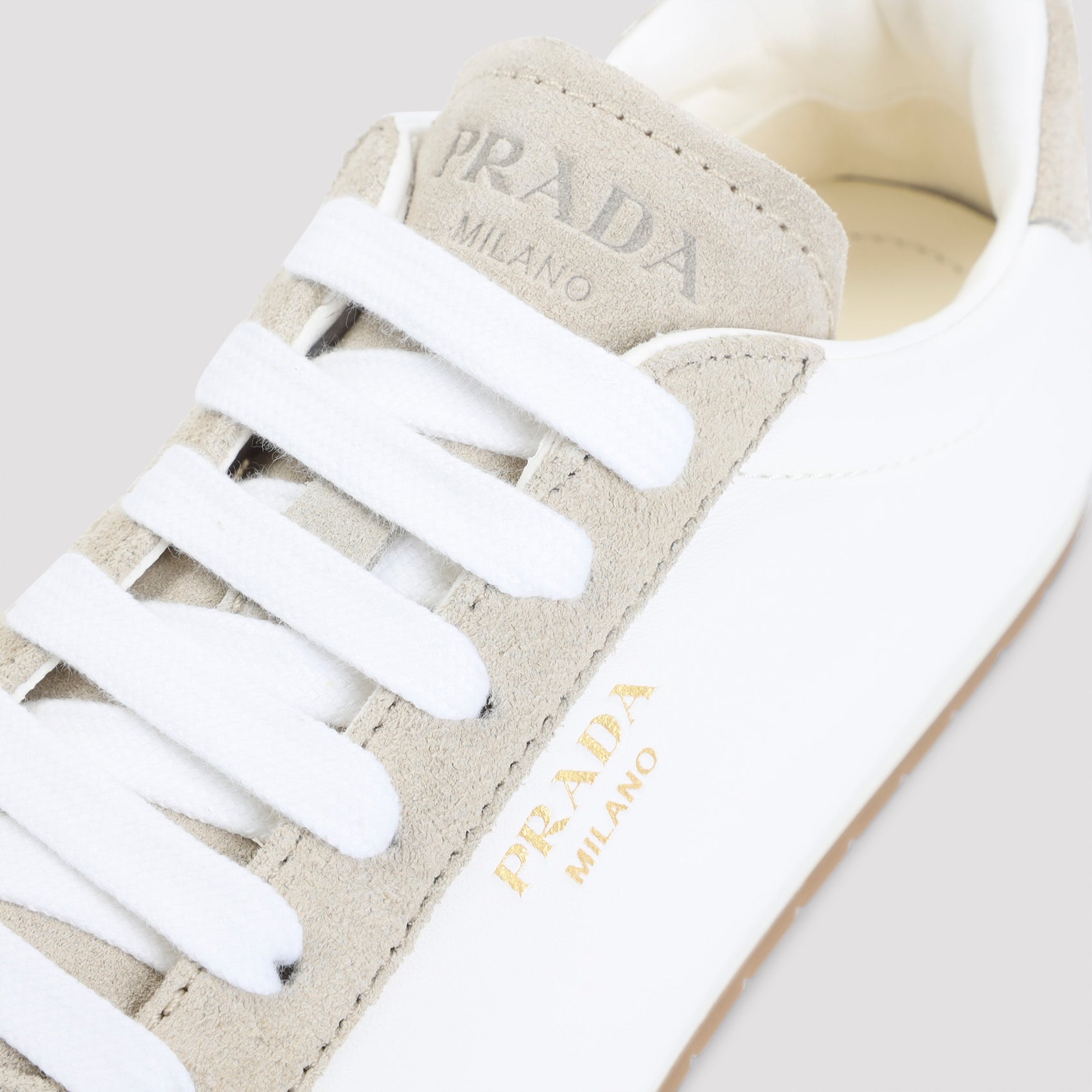 PRADA Men's Premium Leather Sneakers
