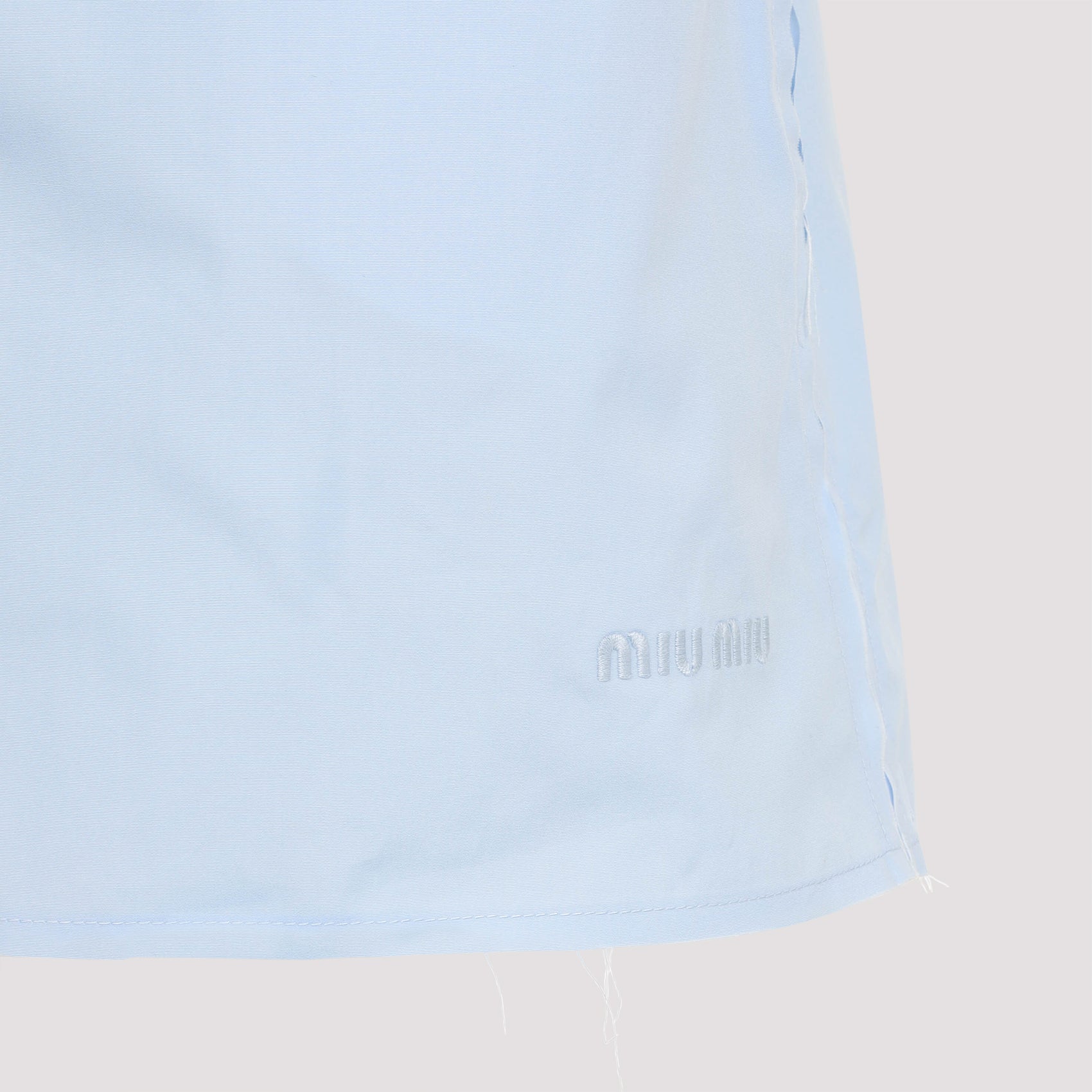 MIU MIU Classic Cotton Mini Shorts