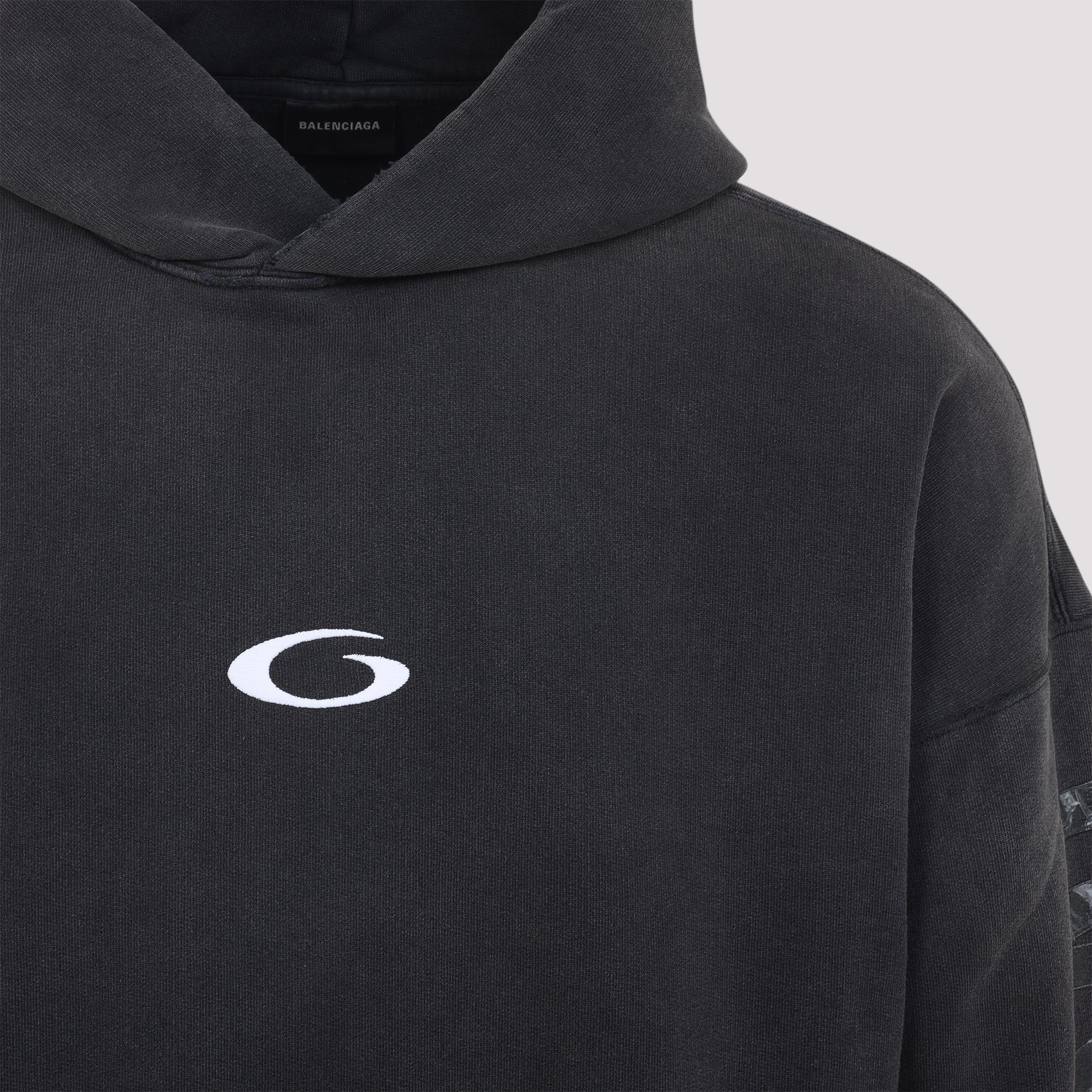 BALENCIAGA Ripped Pocket Hoodie for Men - FW25