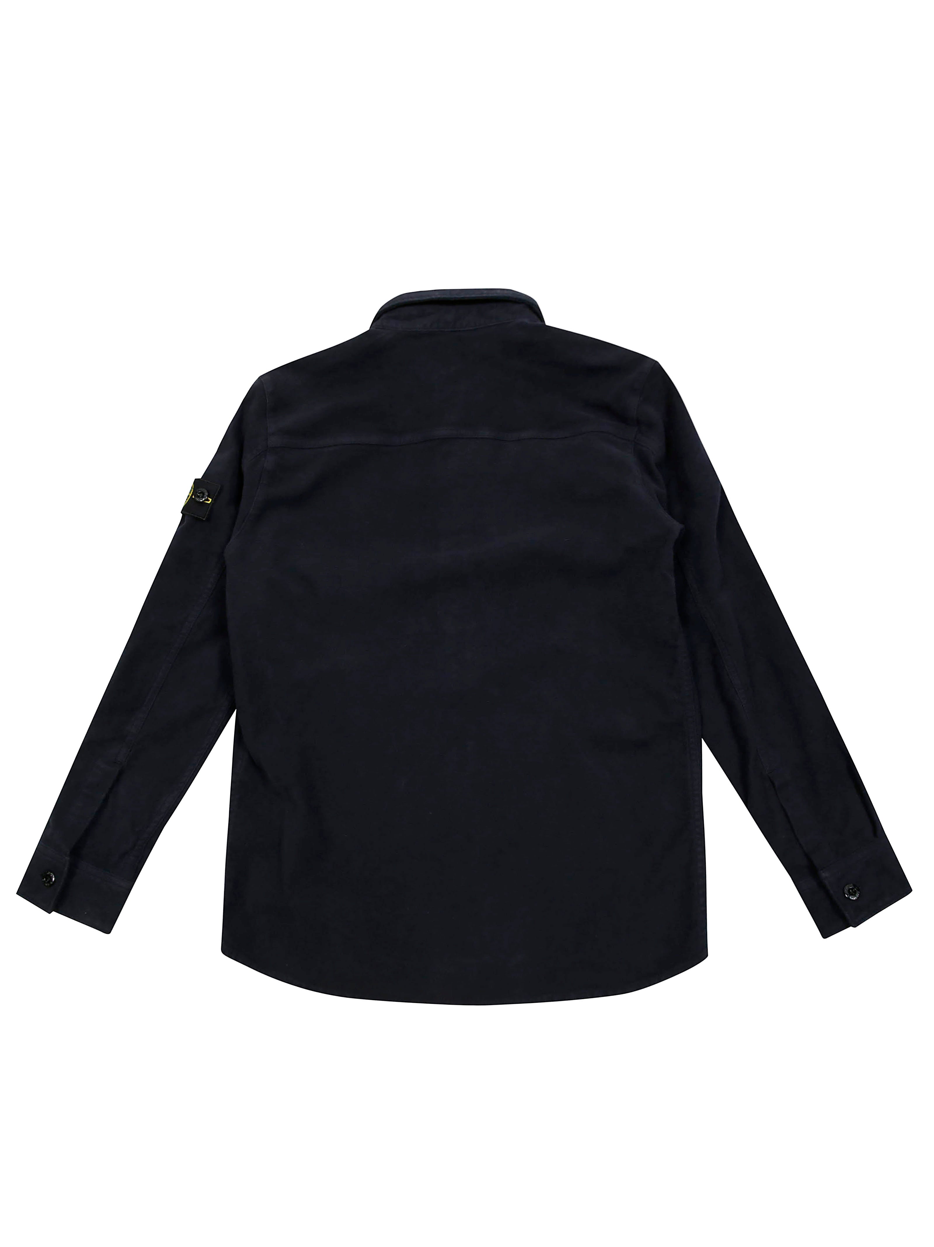 STONE ISLAND Mini Overshirt with Logo Patch