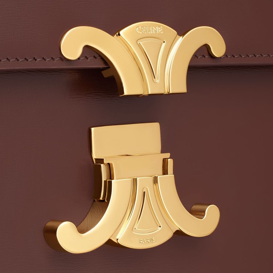 CELINE Classic Handbag in Shiny Calfskin