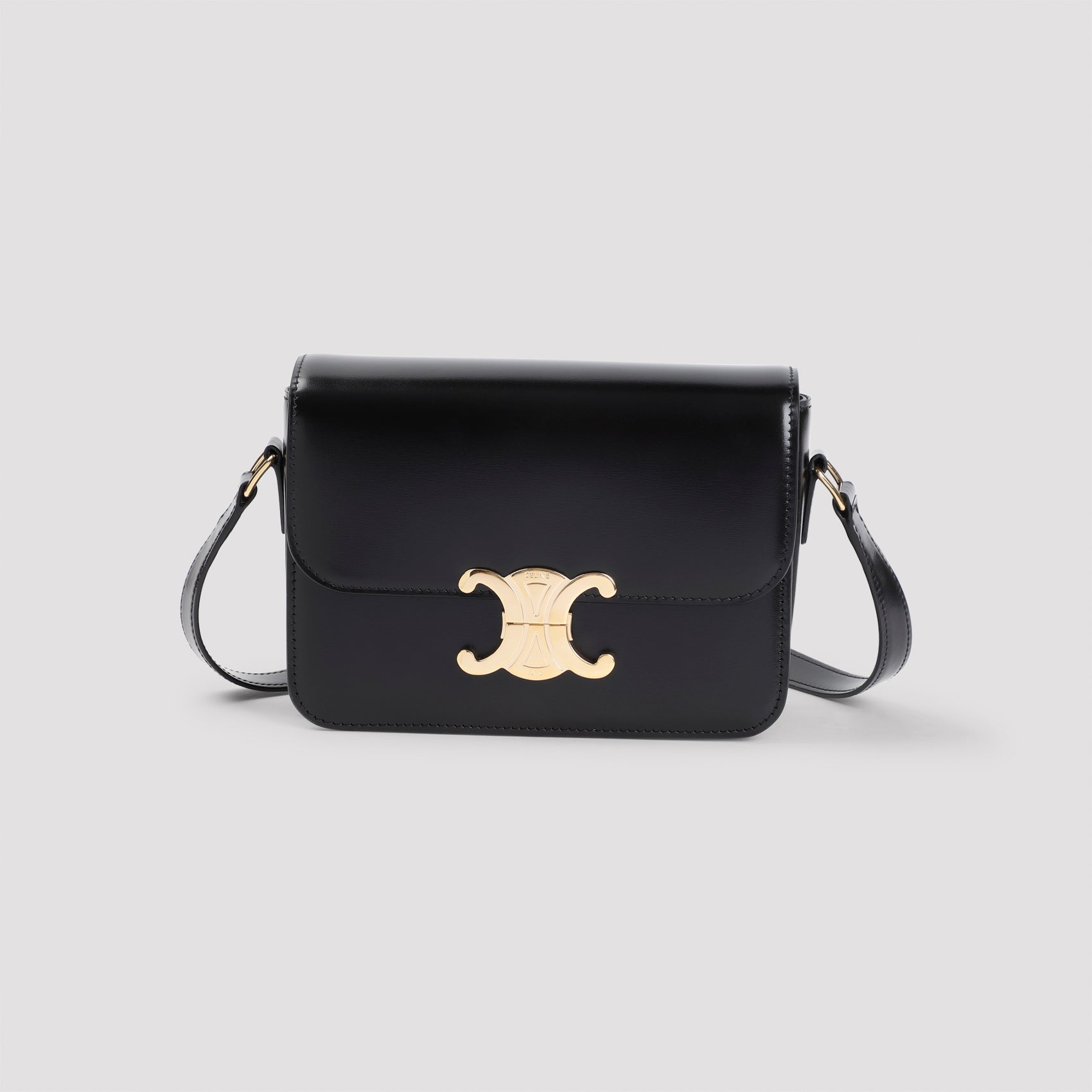 CELINE Mini Classic Triomphe Handbag - Dimensions: 18.5x14x6cm
