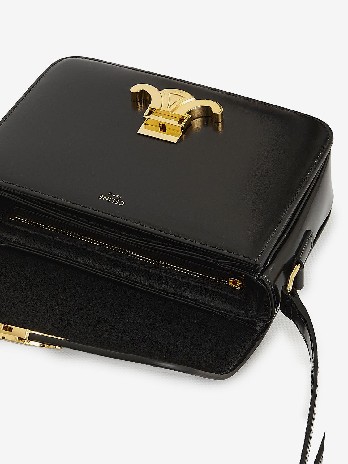 CELINE Mini Classic Triomphe Handbag - Dimensions: 18.5x14x6cm