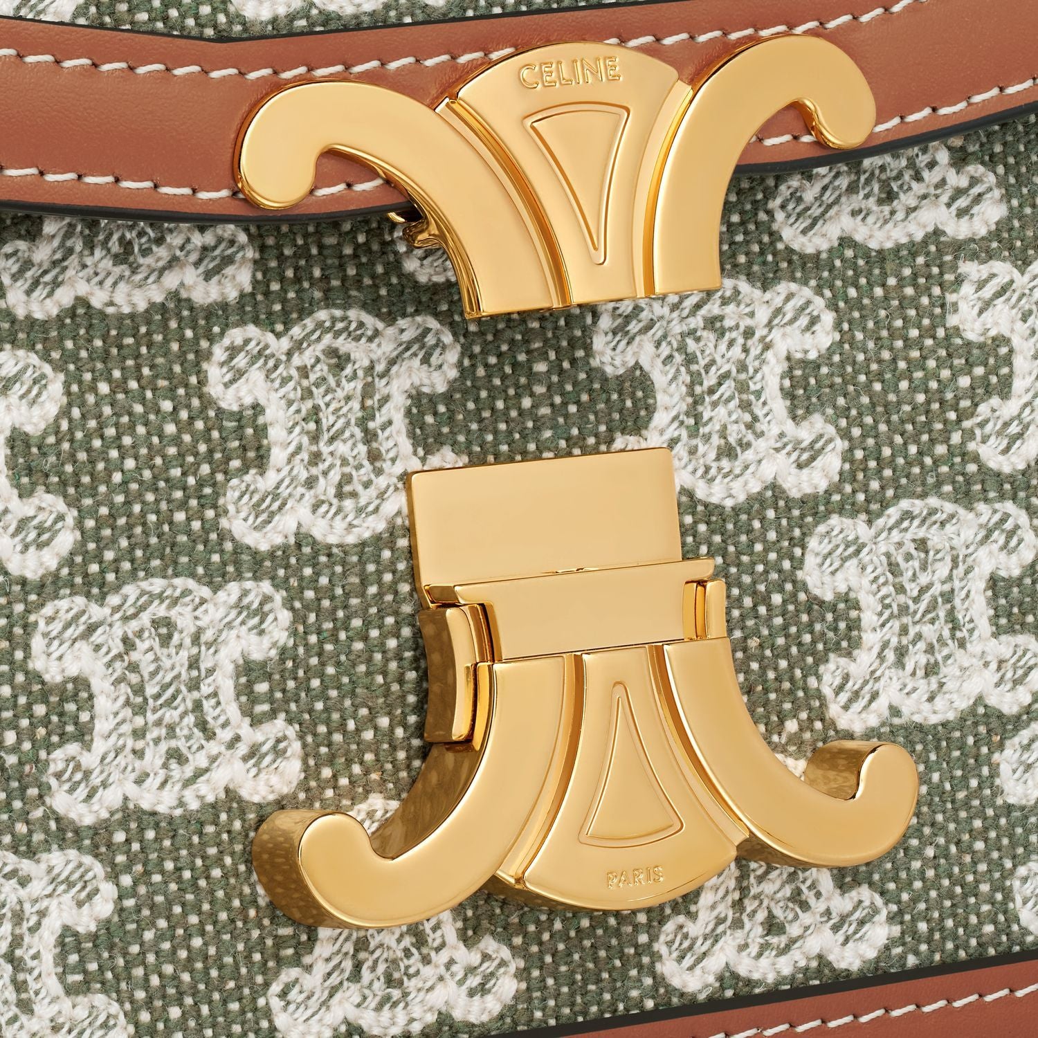 CELINE Mini Triomphe Centered Bag with Border