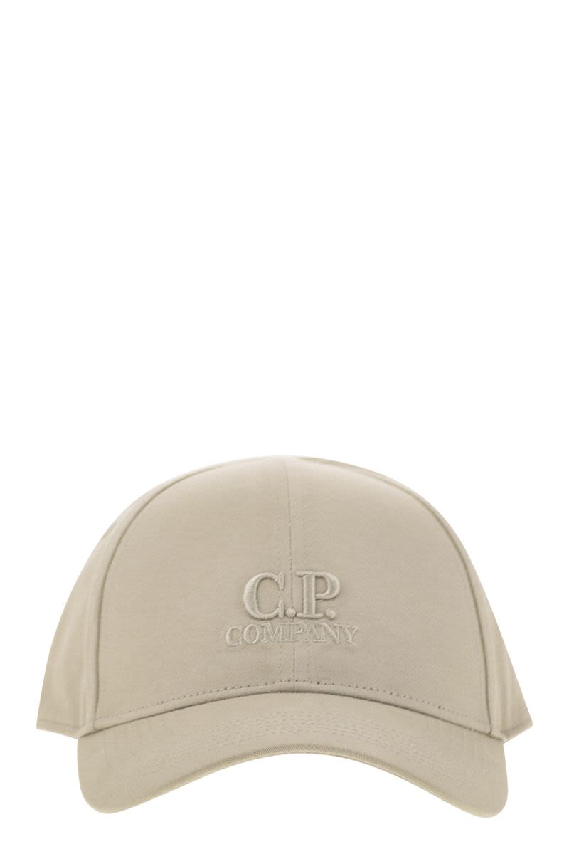 C.P.COMPANY Visor Hat with Embroidered Logo