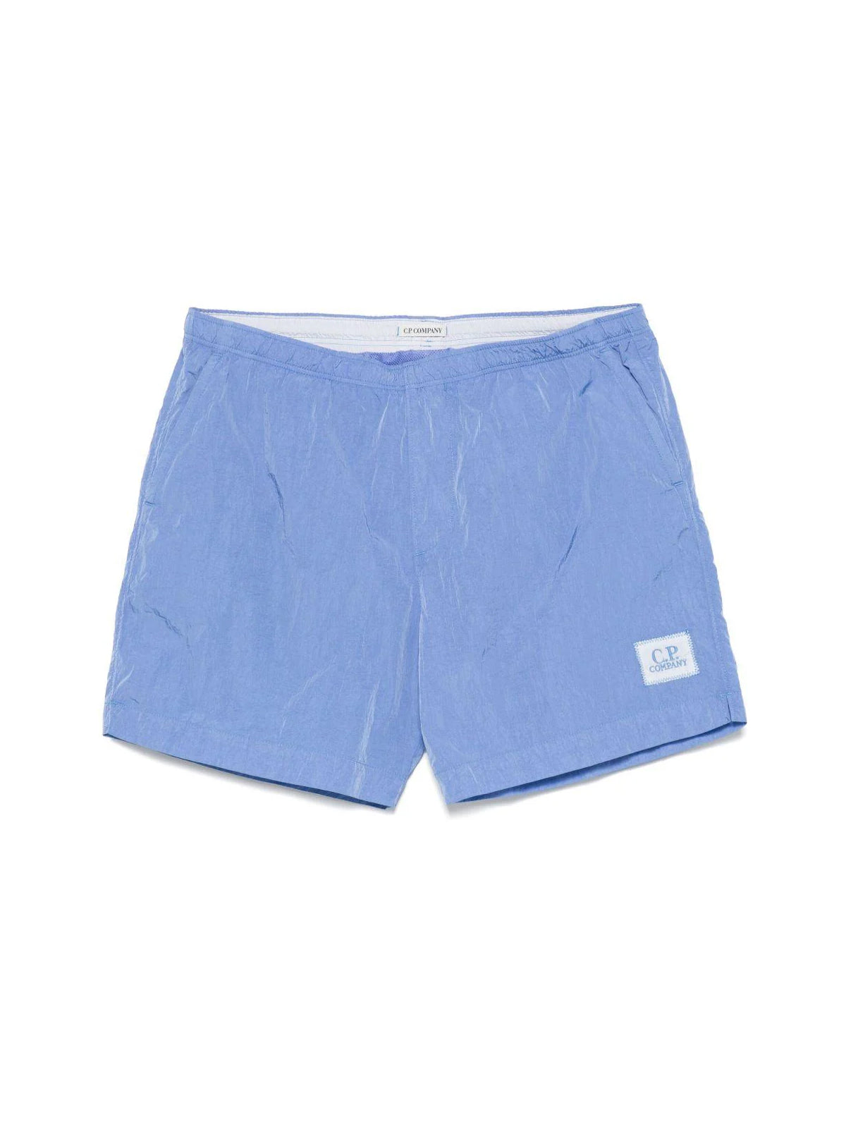 C.P.COMPANY Eco-Chrome Logo Swim Shorts for Men - SS26
