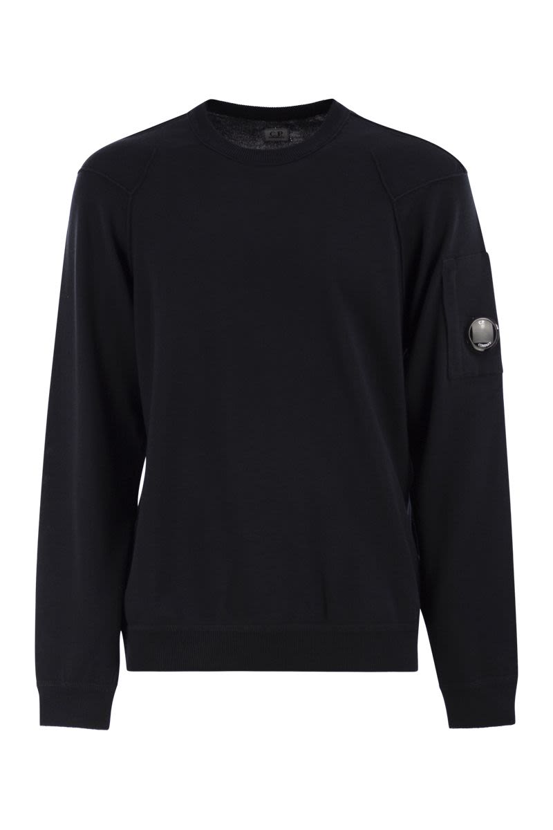 C.P.COMPANY Premium Sea Island Cotton Crew-Neck Jumper
