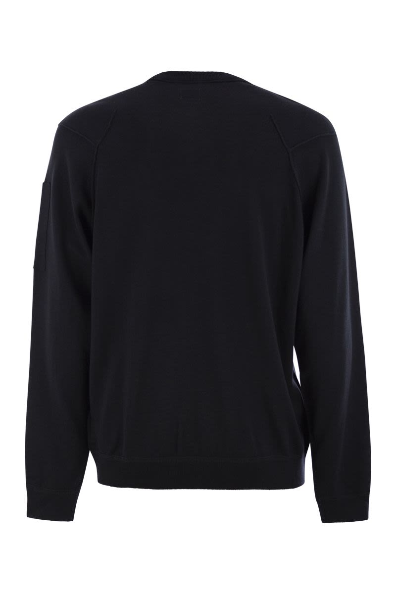 C.P.COMPANY Premium Sea Island Cotton Crew-Neck Jumper