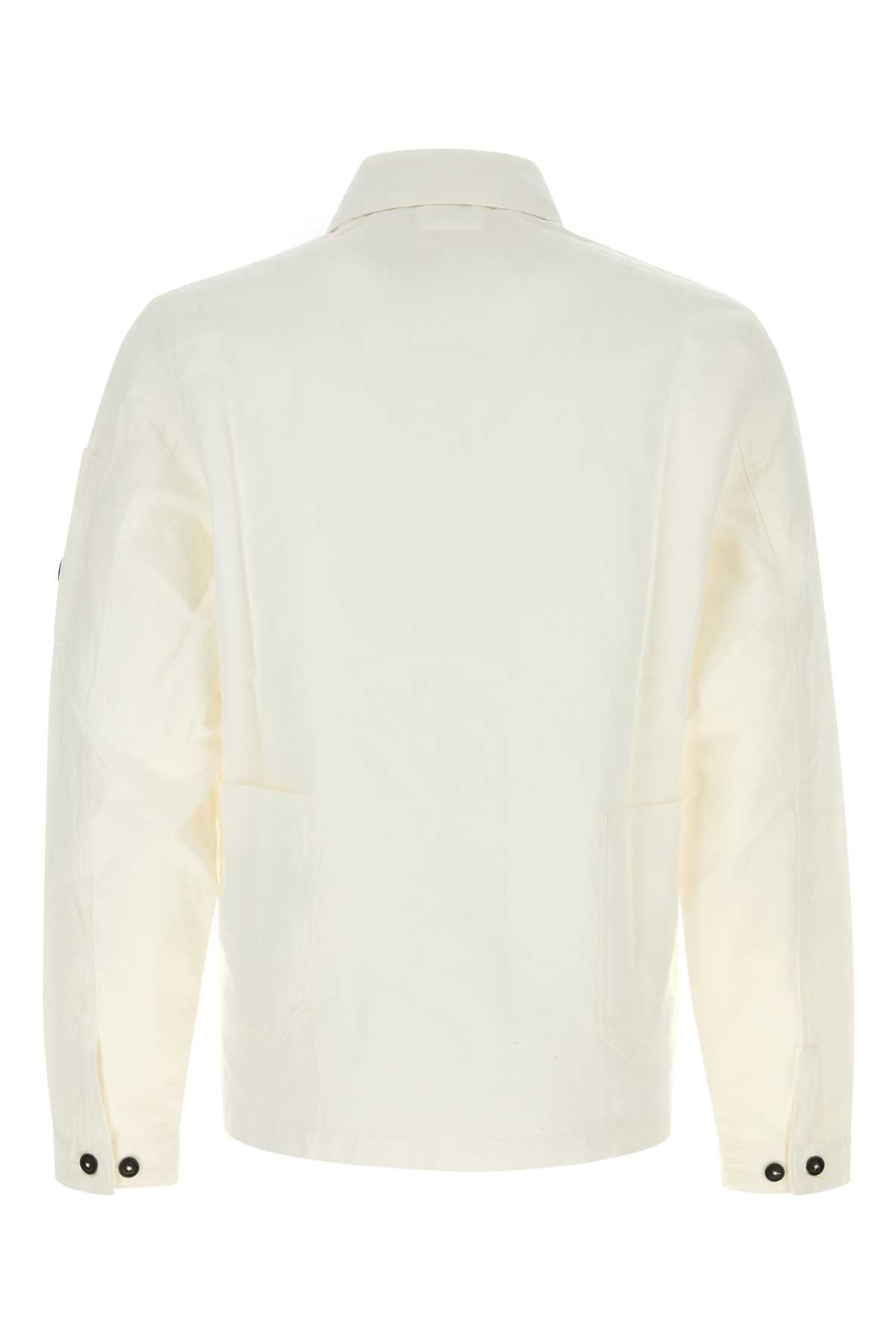 C.P.COMPANY Men's Cotton Blend Overshirt Jacket