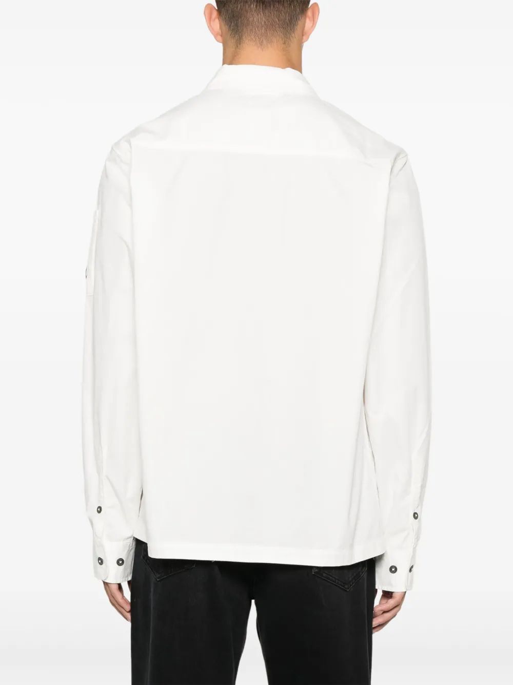 C.P.COMPANY Organic Gabardine Full Zip Overshirt for Men