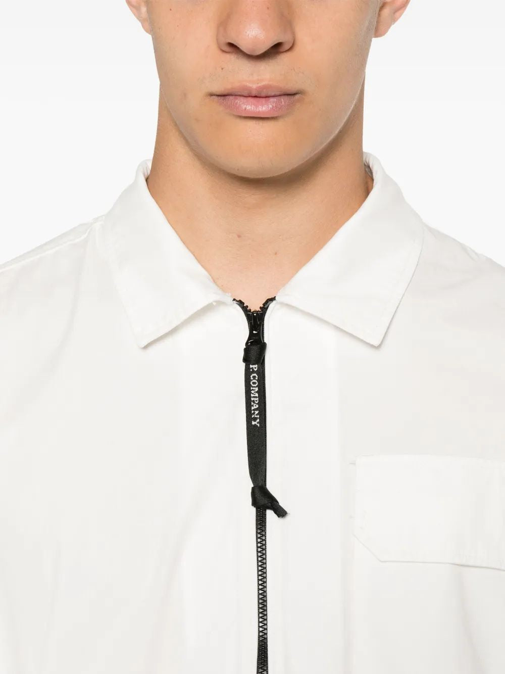 C.P.COMPANY Organic Gabardine Full Zip Overshirt for Men
