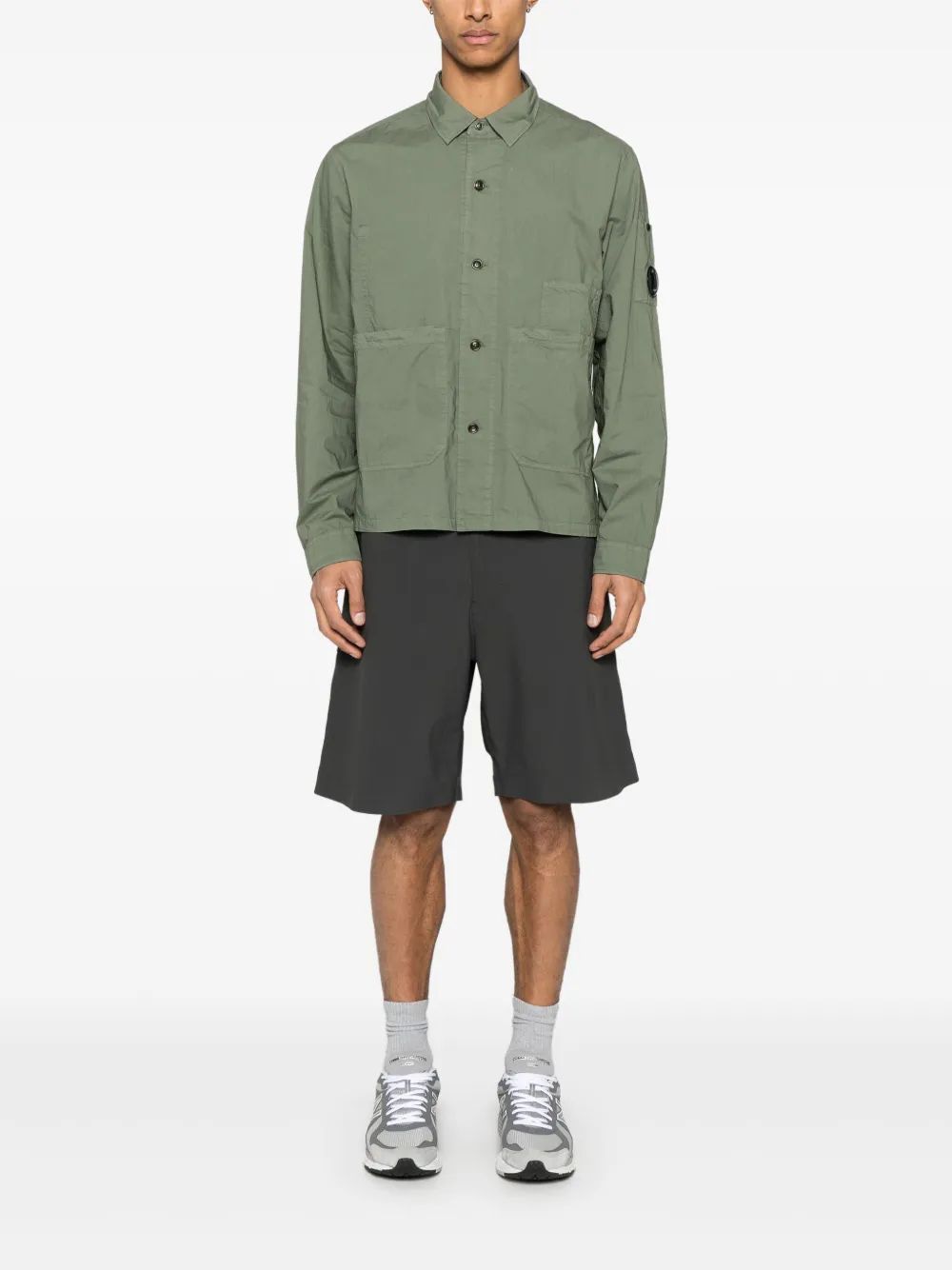 C.P.COMPANY Men's Lightweight Cotton Mini Shirt