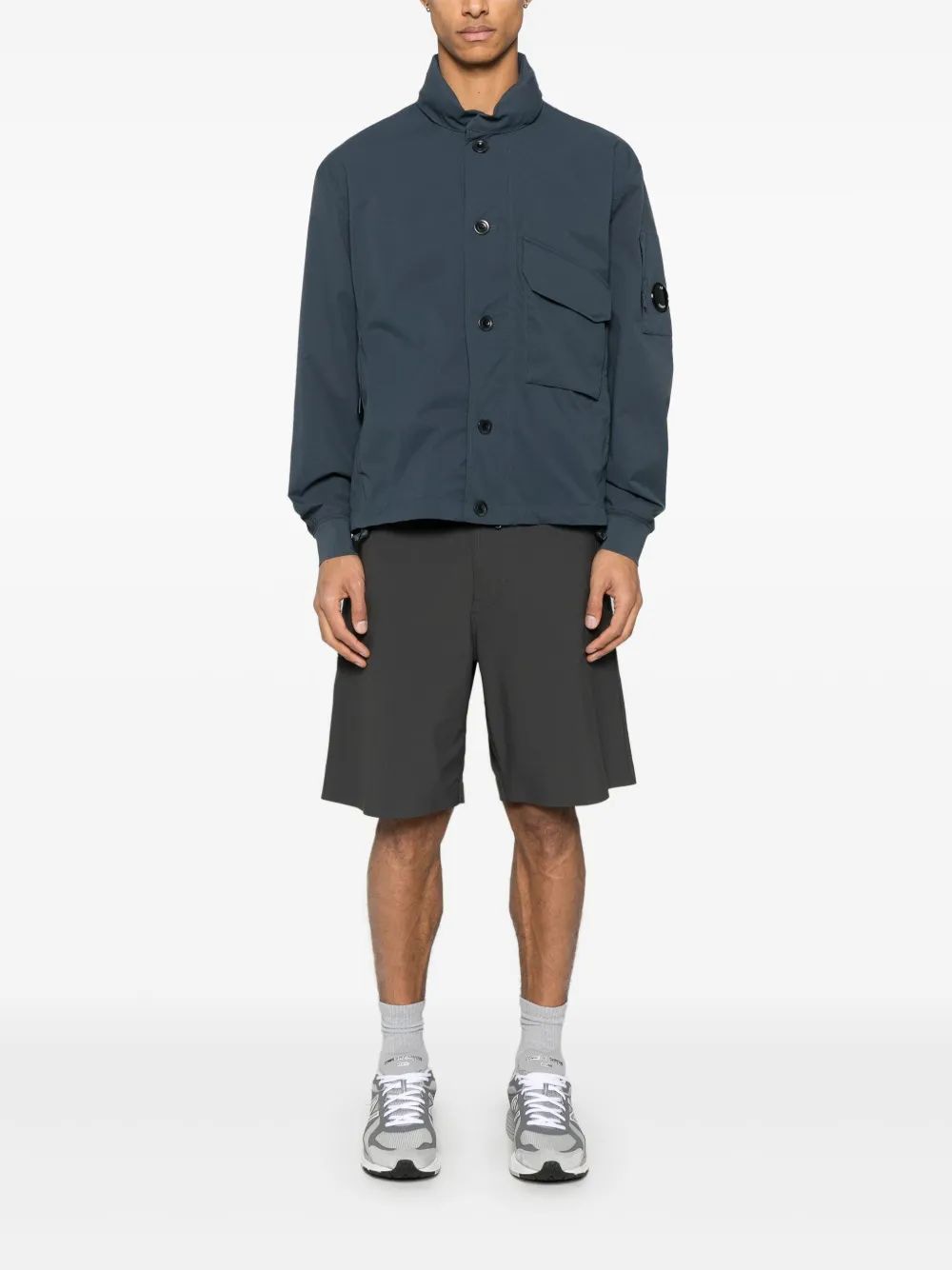 C.P.COMPANY Men's Button Hooded Jacket