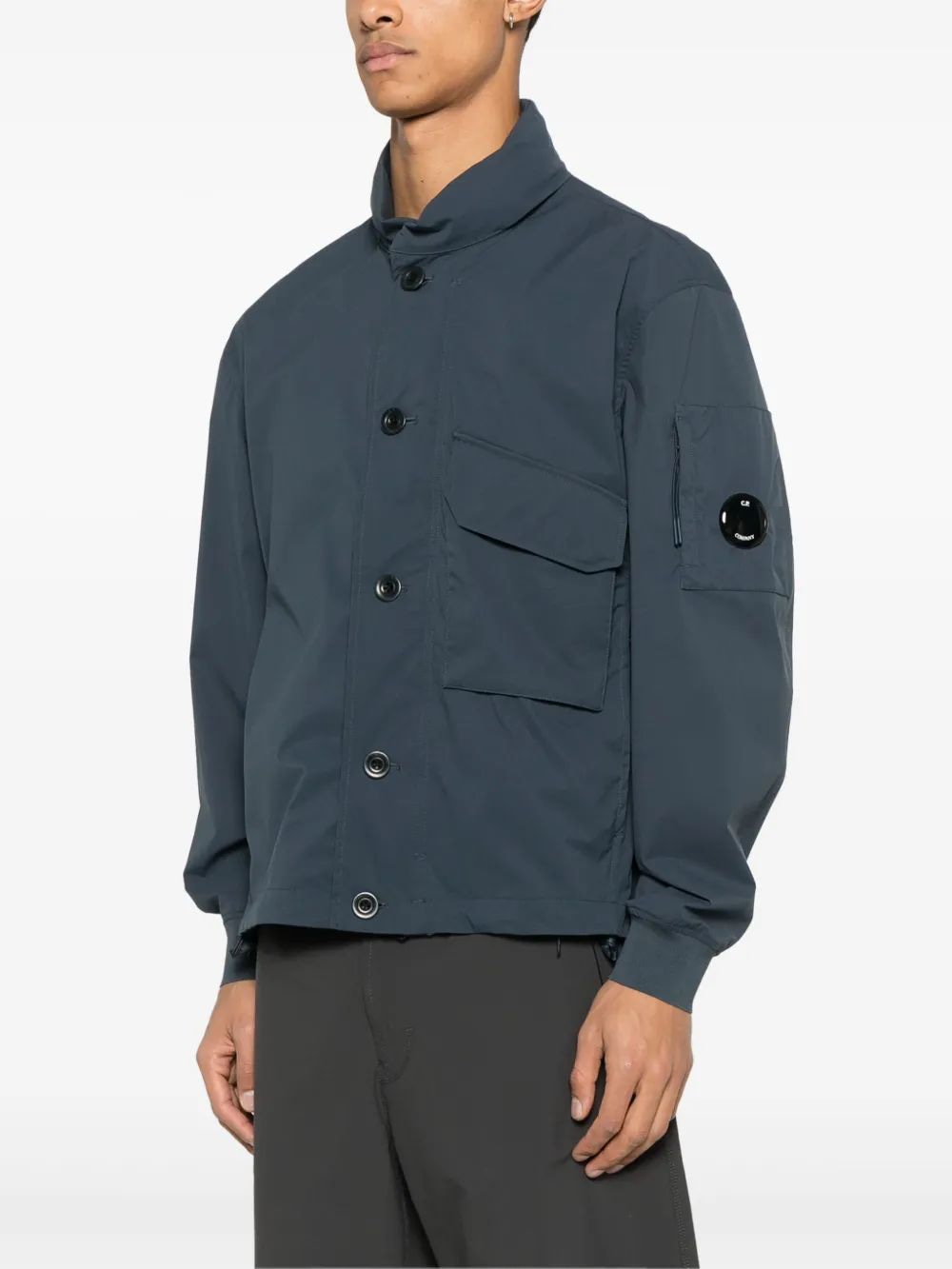 C.P.COMPANY Men's Button Hooded Jacket
