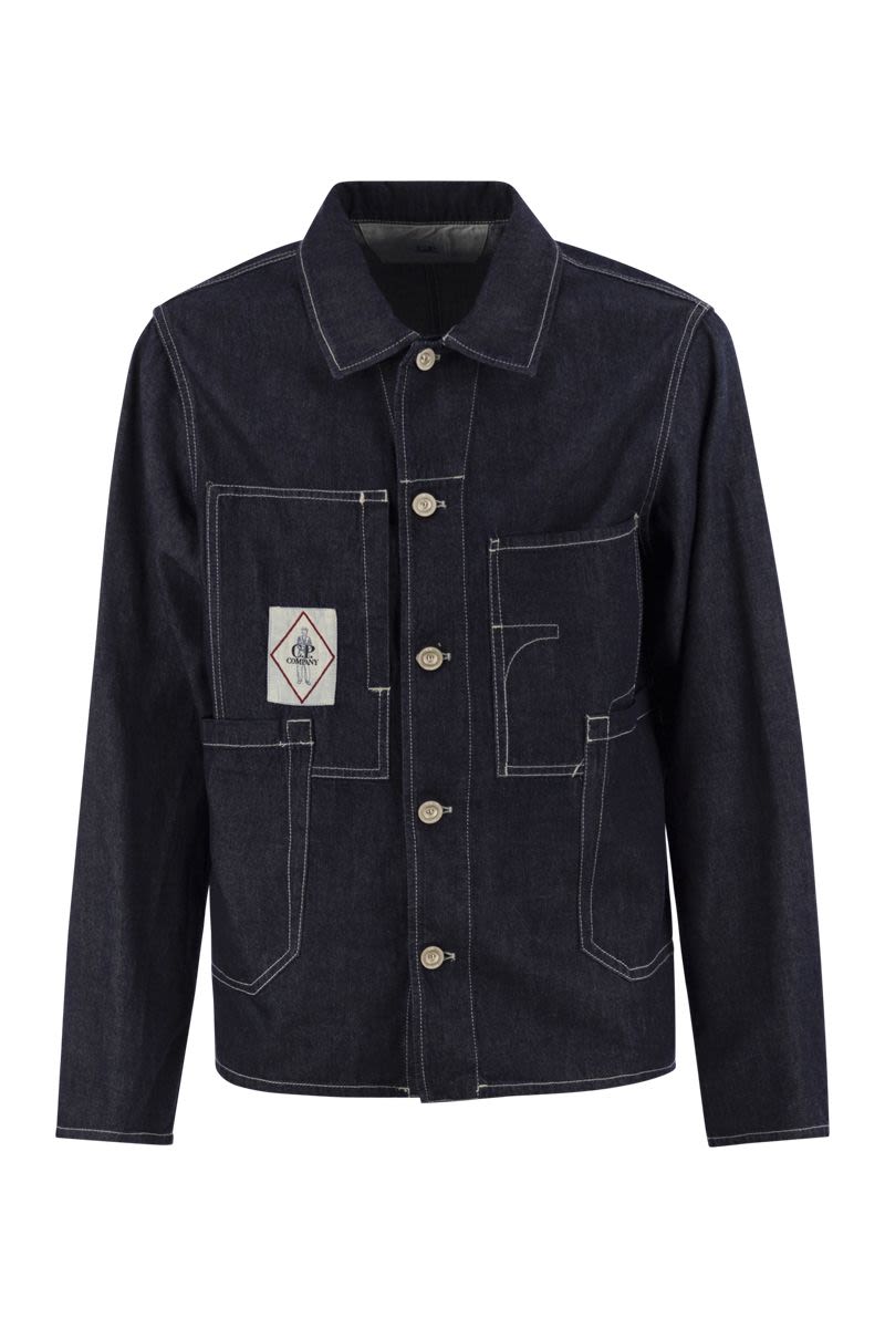 C.P.COMPANY Cotton Denim Jacket for Men