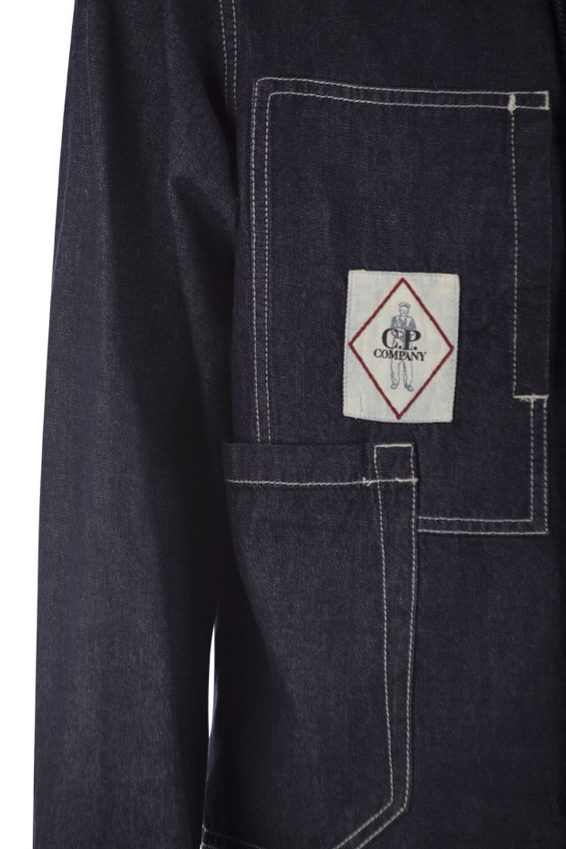 C.P.COMPANY Cotton Denim Jacket for Men