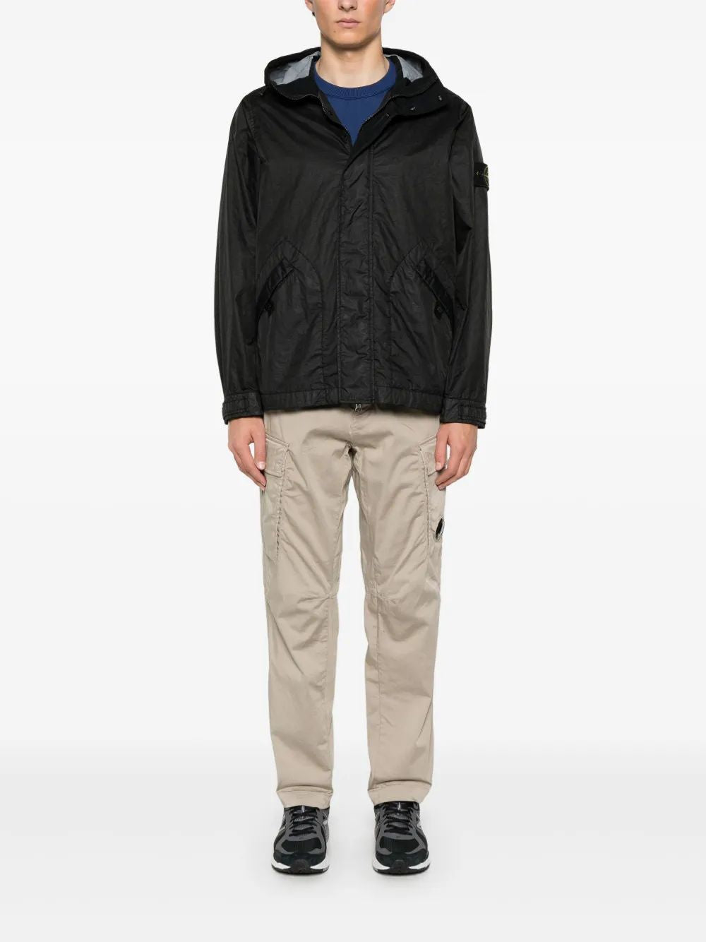 C.P.COMPANY Stretch Sateen Loose Cargo Pants for Men