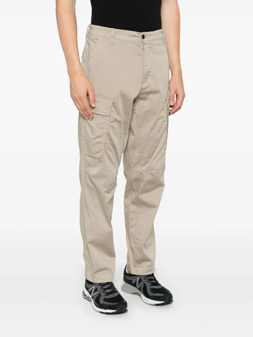 C.P.COMPANY Stretch Sateen Loose Cargo Pants for Men