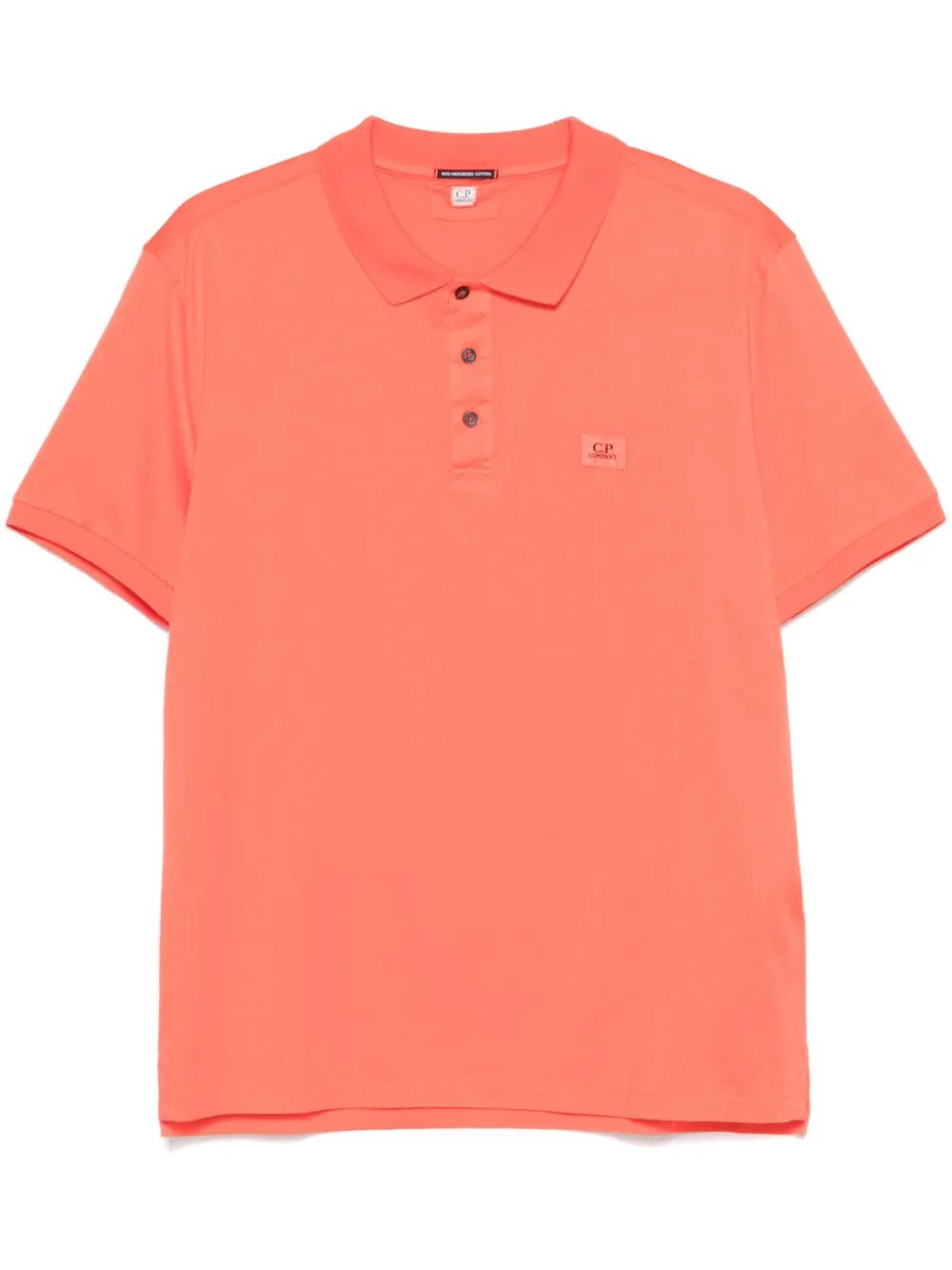 C.P.COMPANY Men's Logo-Patch Polo Shirt - SS25 Collection