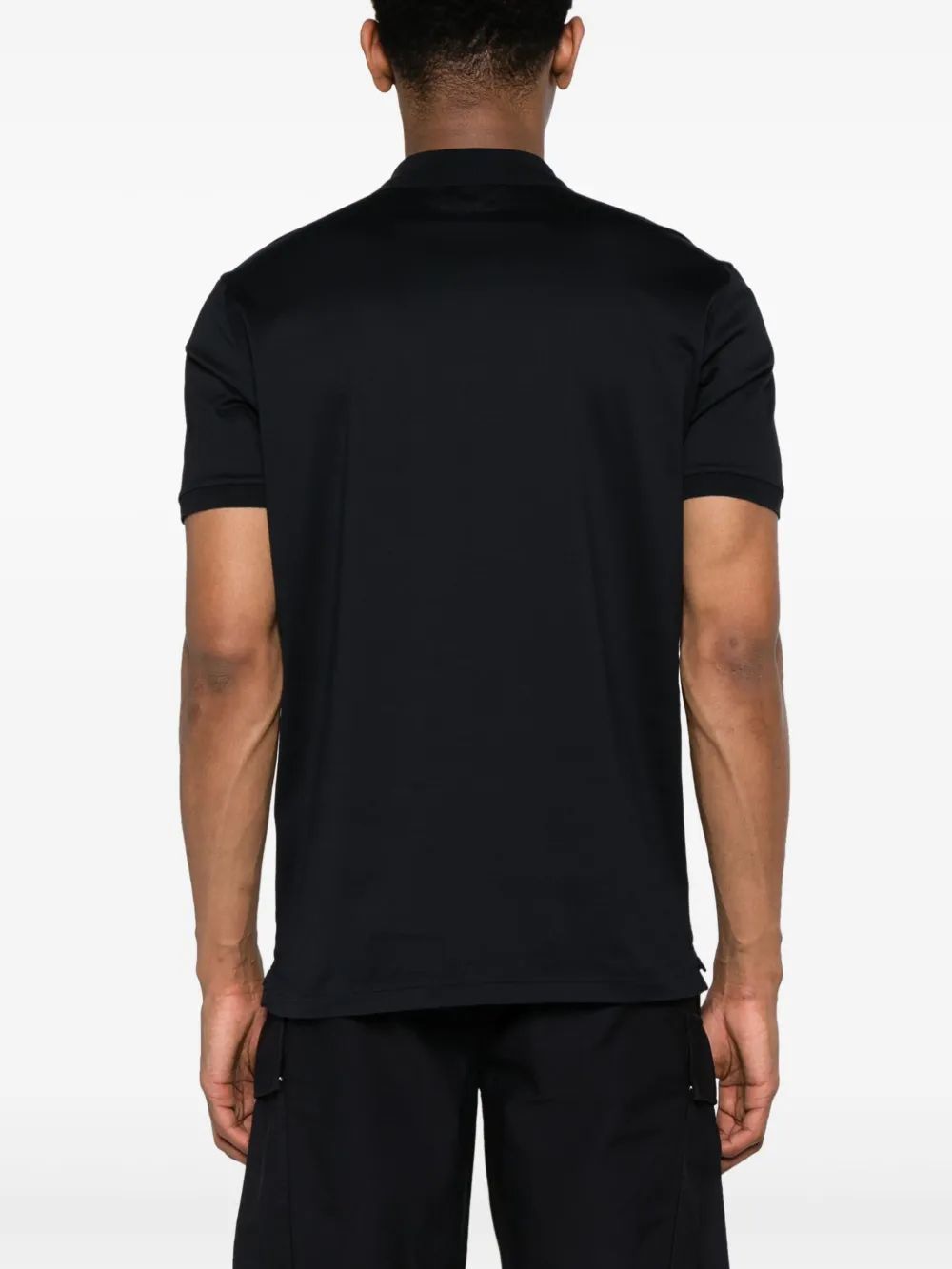 C.P.COMPANY Men's Logo Patch Polo Shirt