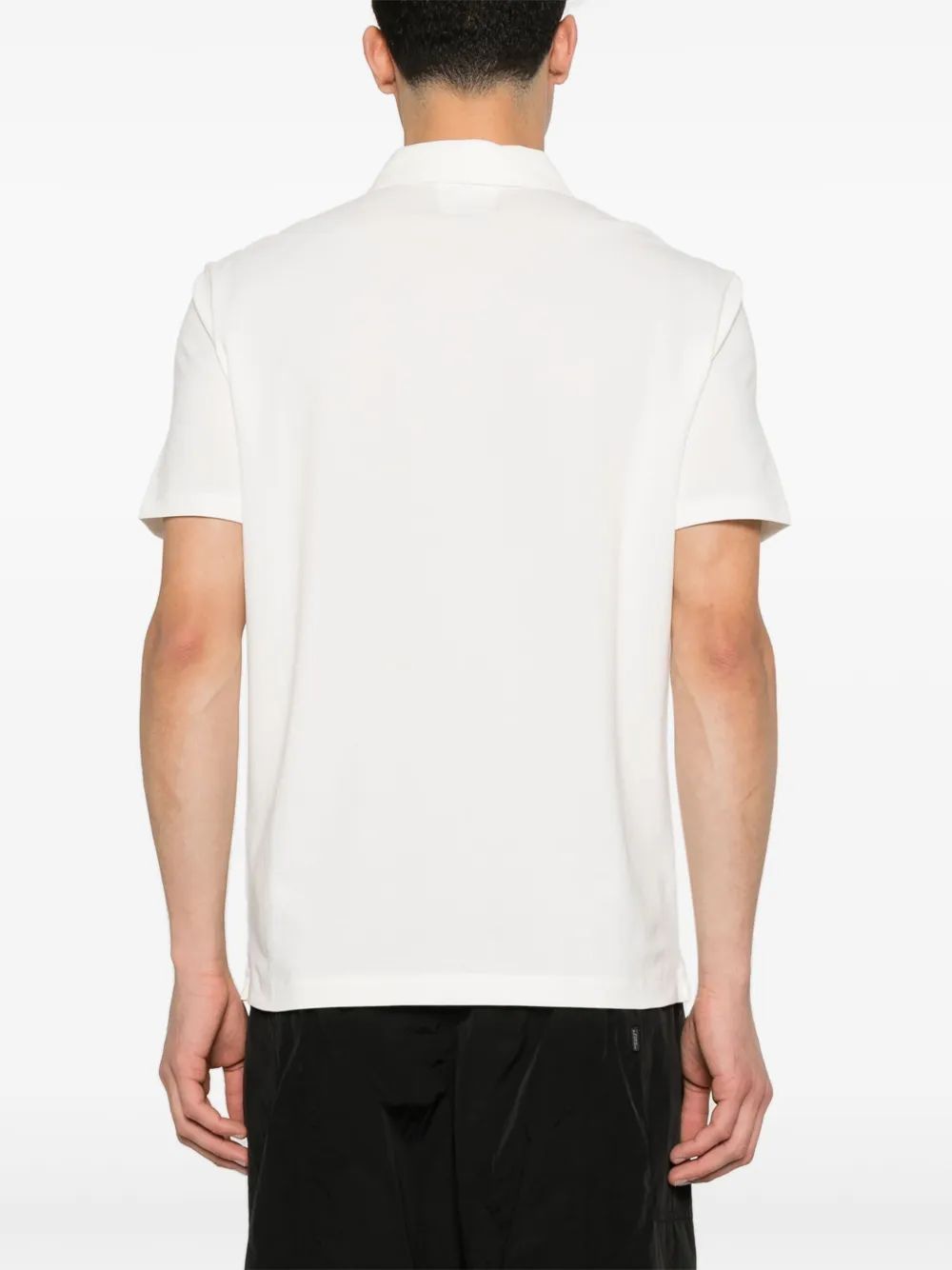 C.P.COMPANY Logo Patch Mini Polo Shirt