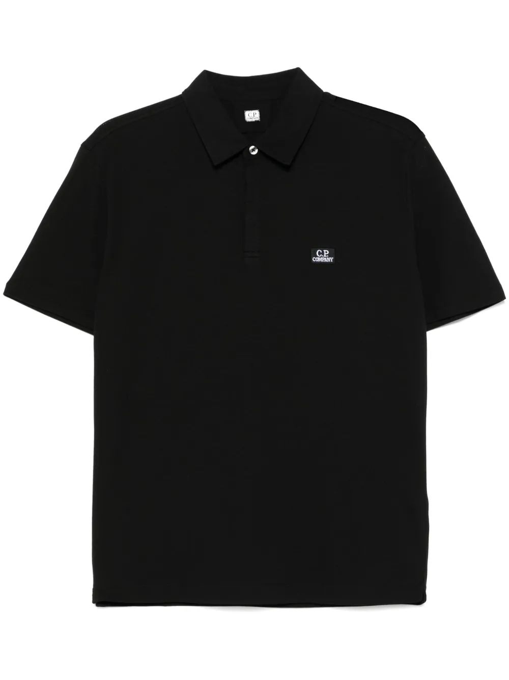 C.P.COMPANY Logo Patch Mini Polo Shirt