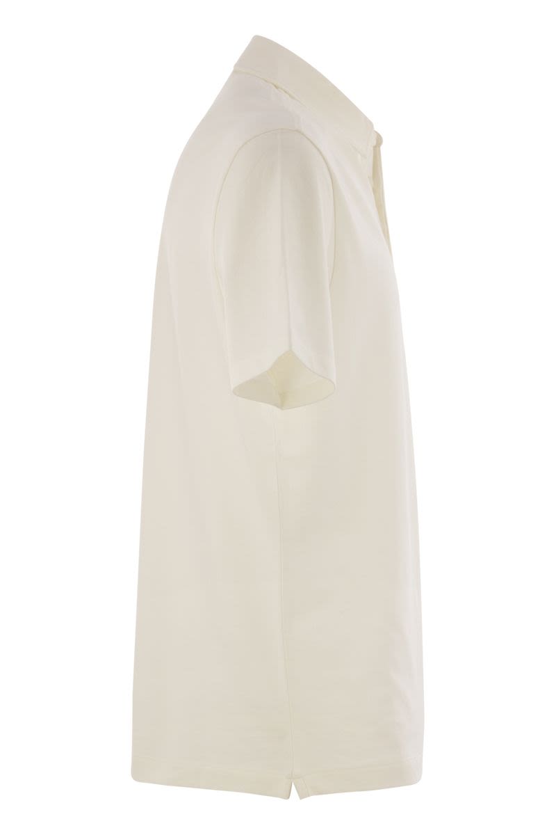 C.P.COMPANY Men's Stretch Cotton Piqué Polo Shirt