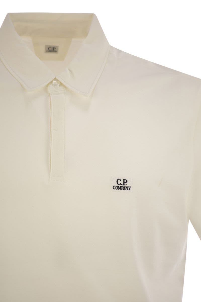 C.P.COMPANY Men's Stretch Cotton Piqué Polo Shirt