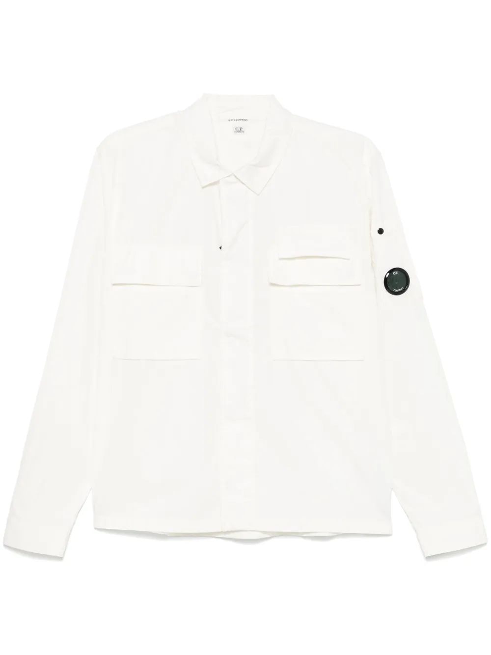 C.P.COMPANY Organic Gabardine Lens Shirt