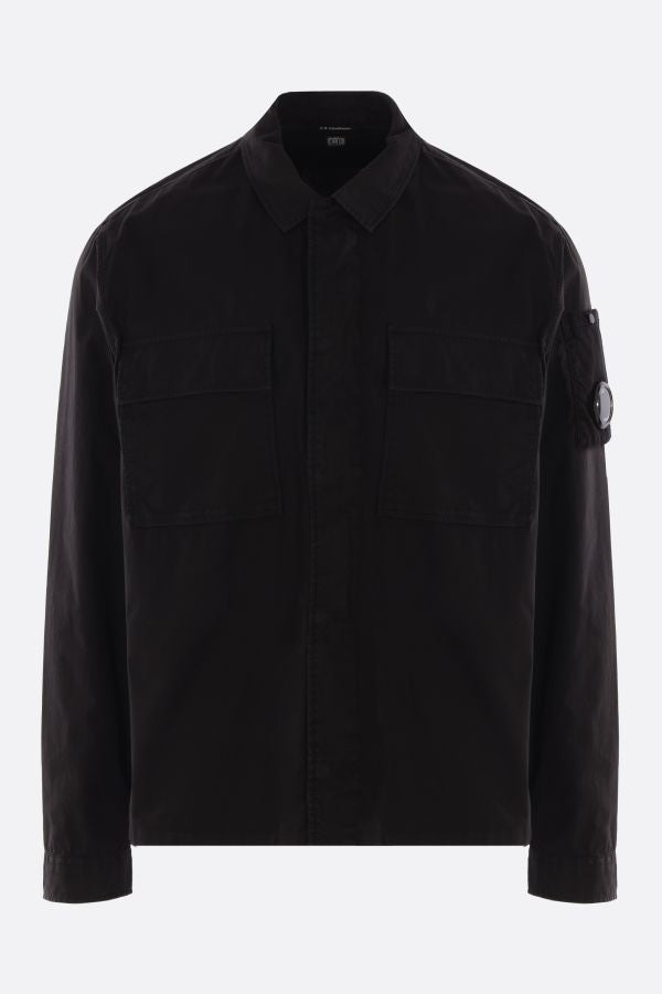 C.P.COMPANY Organic Gabardine Lens Shirt for Men - SS25