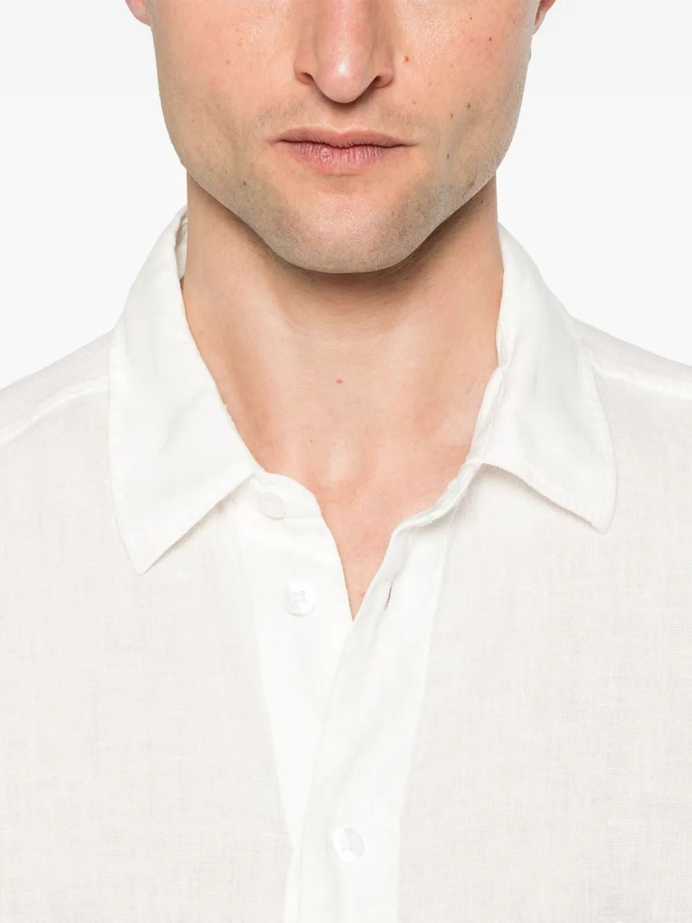 C.P.COMPANY Linen Button-Up Shirt for Men