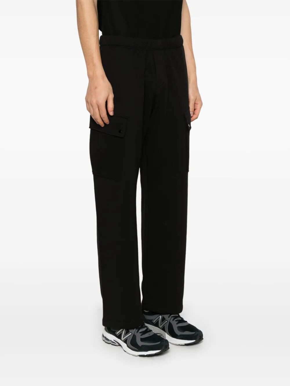 C.P.COMPANY Diagonal Raised Fleece Cargo Sweatpants for Men