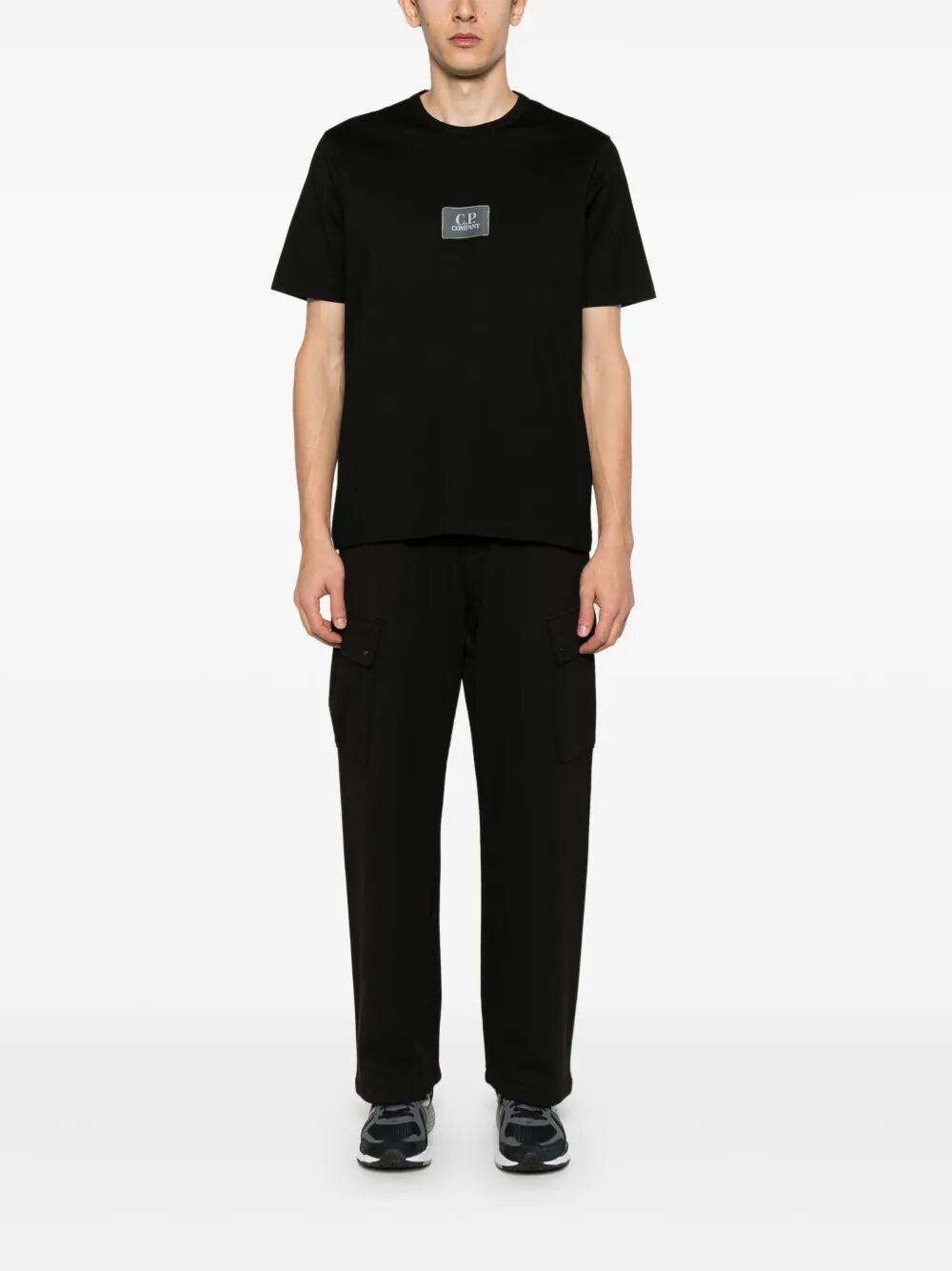 C.P.COMPANY Diagonal Raised Fleece Cargo Sweatpants for Men