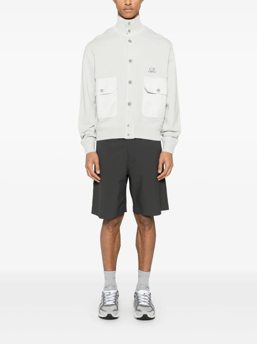 C.P.COMPANY Diagonal Fleece Cotton Sweatshirt for Men