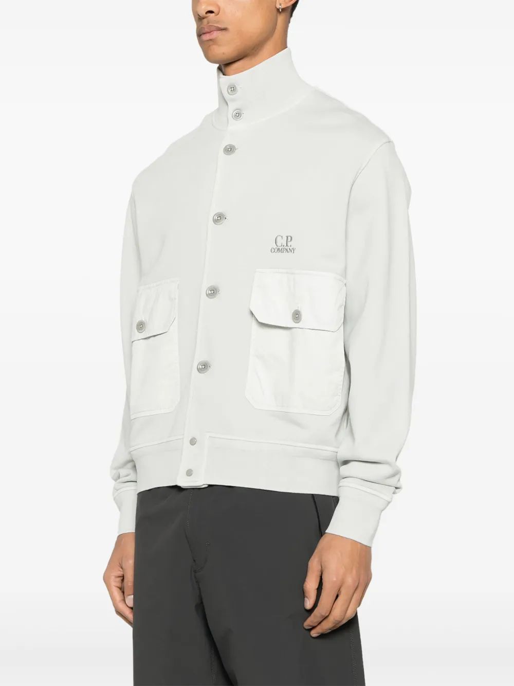 C.P.COMPANY Diagonal Fleece Cotton Sweatshirt for Men