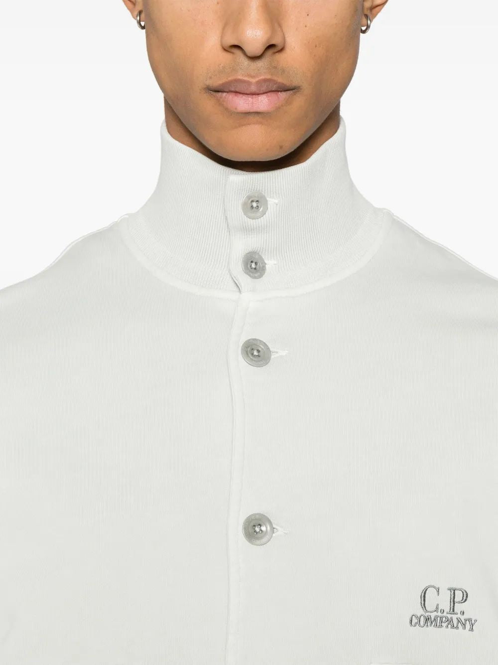 C.P.COMPANY Diagonal Fleece Cotton Sweatshirt for Men