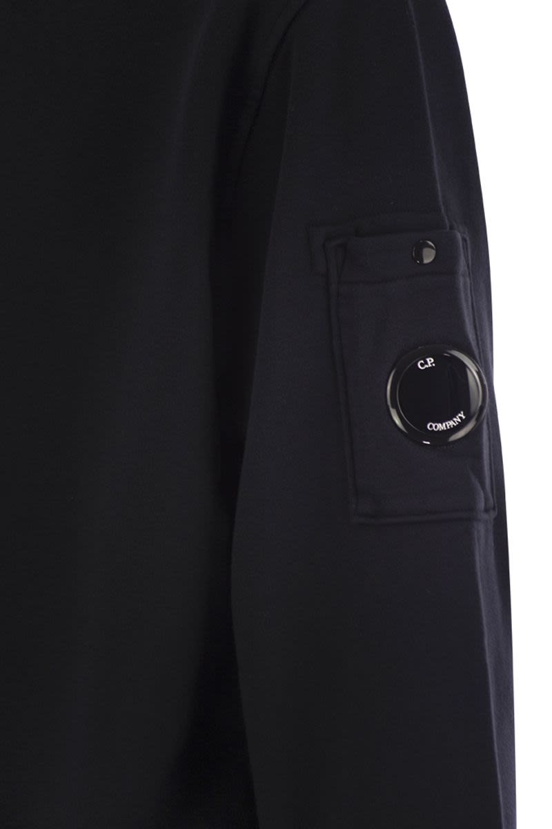 C.P.COMPANY Cotton Sweatshirt with Lens