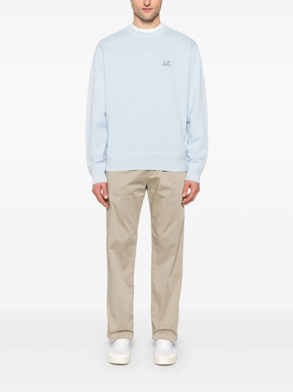 C.P.COMPANY Logo Embroidered Sweatshirt - Spring/Summer 2025