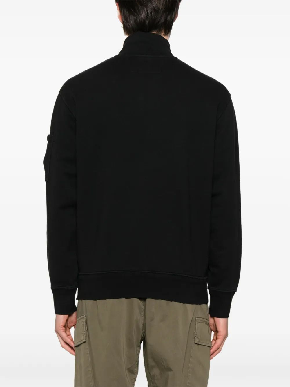 C.P.COMPANY Men's Mini Polo Collar Sweatshirt