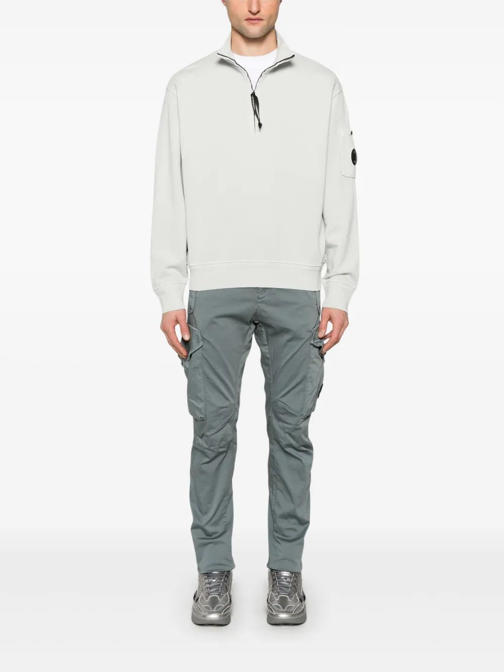 C.P.COMPANY Lens Detailed Mini Sweatshirt for Men