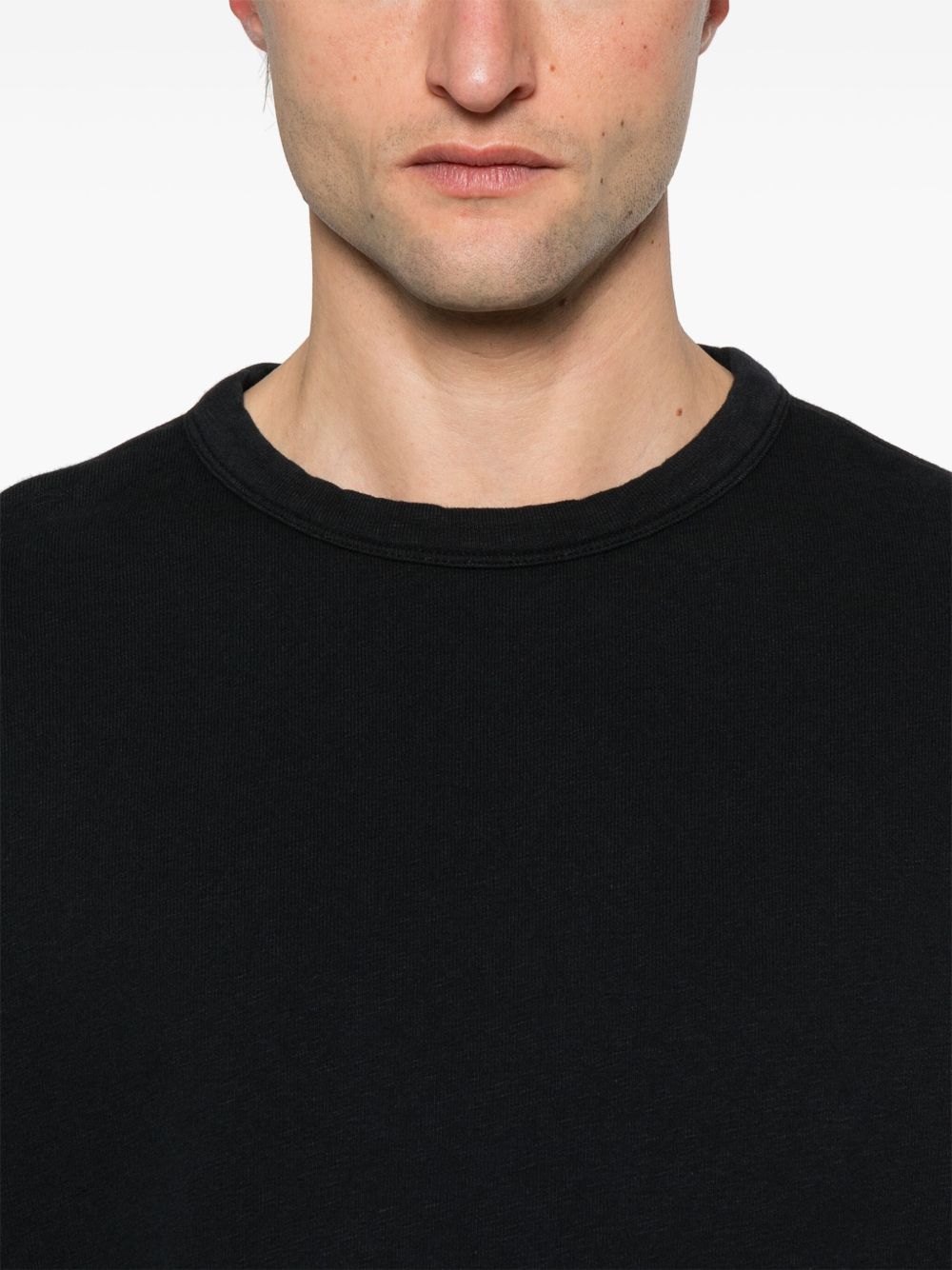 C.P.COMPANY Logo Cotton Crewneck Sweatshirt