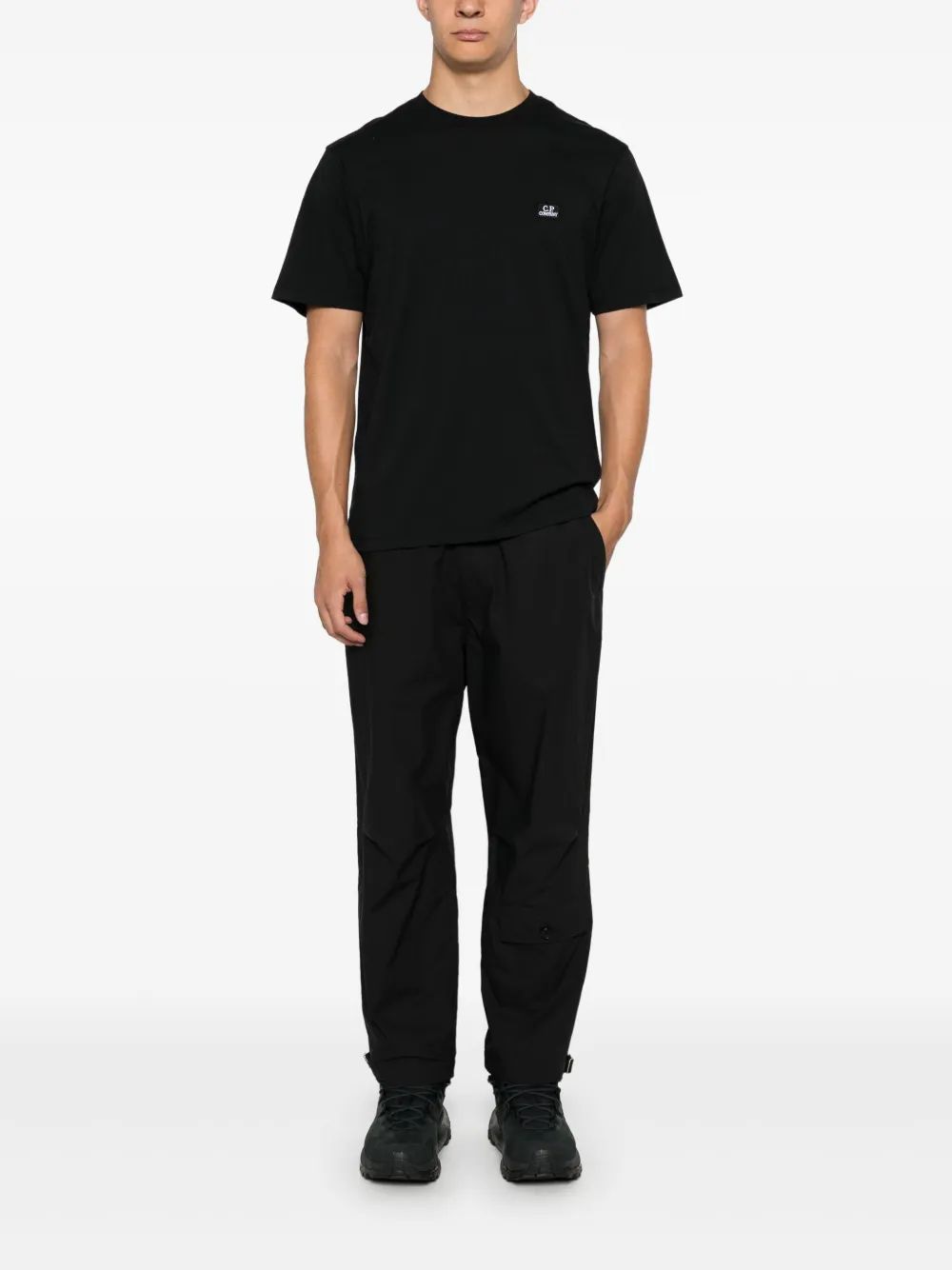 C.P.COMPANY Logo Embroidered Mini T-Shirt for Men