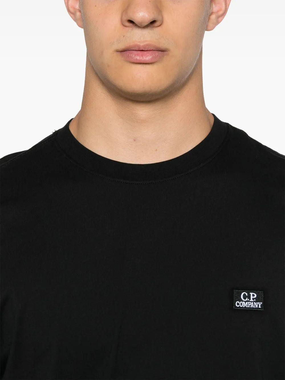 C.P.COMPANY Logo Embroidered Mini T-Shirt for Men