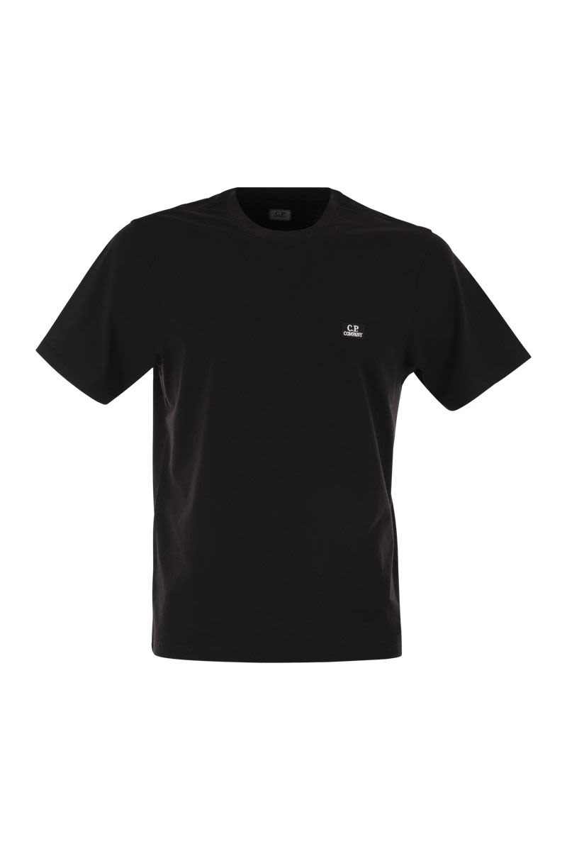 C.P.COMPANY Cotton T-Shirt with Logo Patch