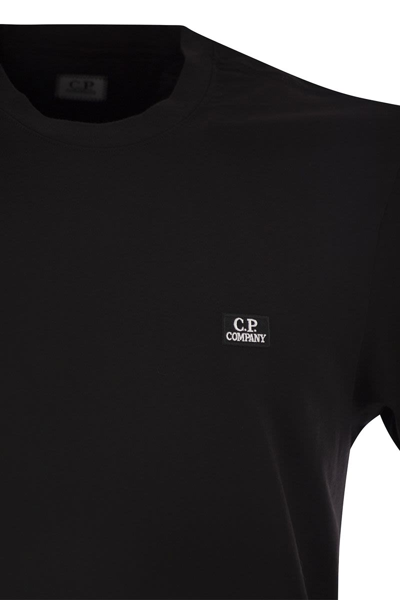 C.P.COMPANY Cotton T-Shirt with Logo Patch