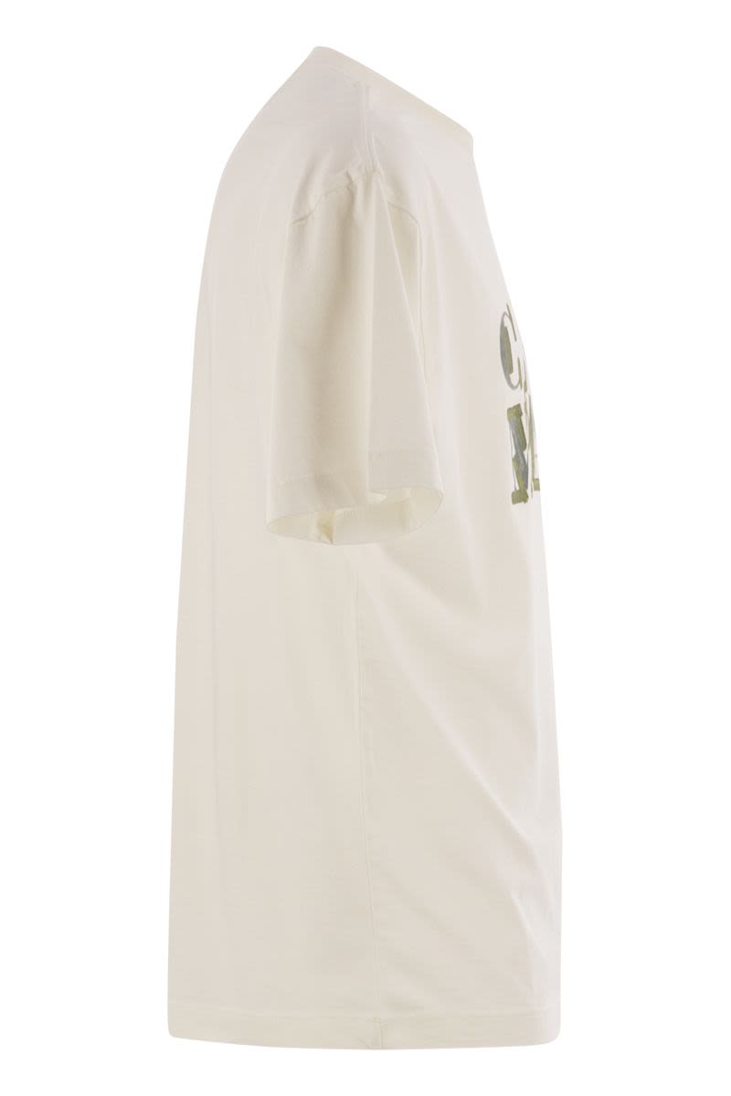 C.P.COMPANY Men's Graphic Cotton T-Shirt - Regular Fit