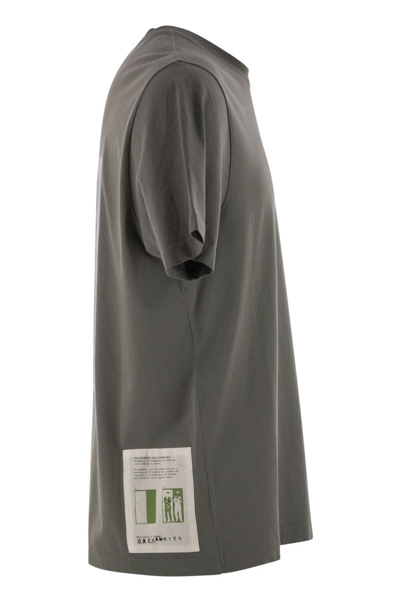 C.P.COMPANY Cotton T-Shirt with Print