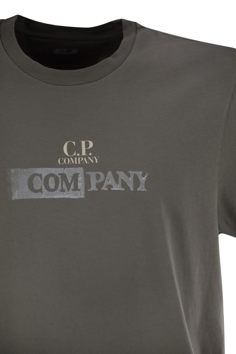 C.P.COMPANY Cotton T-Shirt with Print