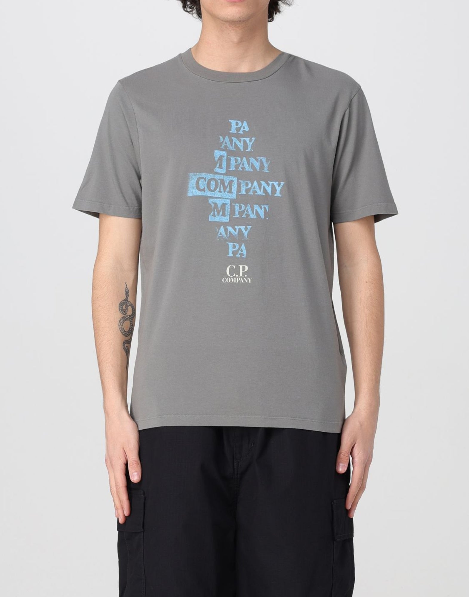 C.P.COMPANY Classic Logo Short Sleeve T-Shirt